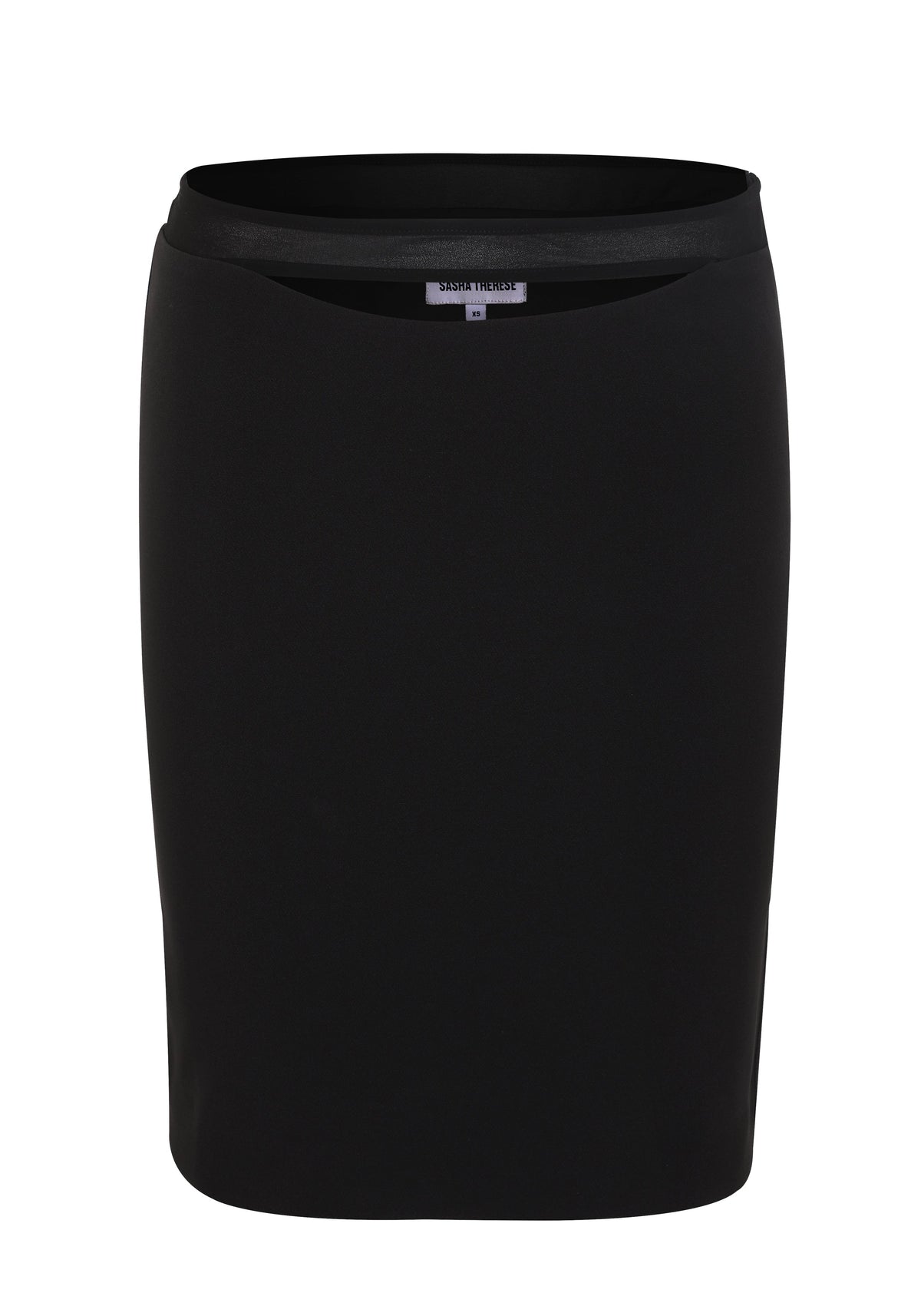 Francine Midi Skirt Black