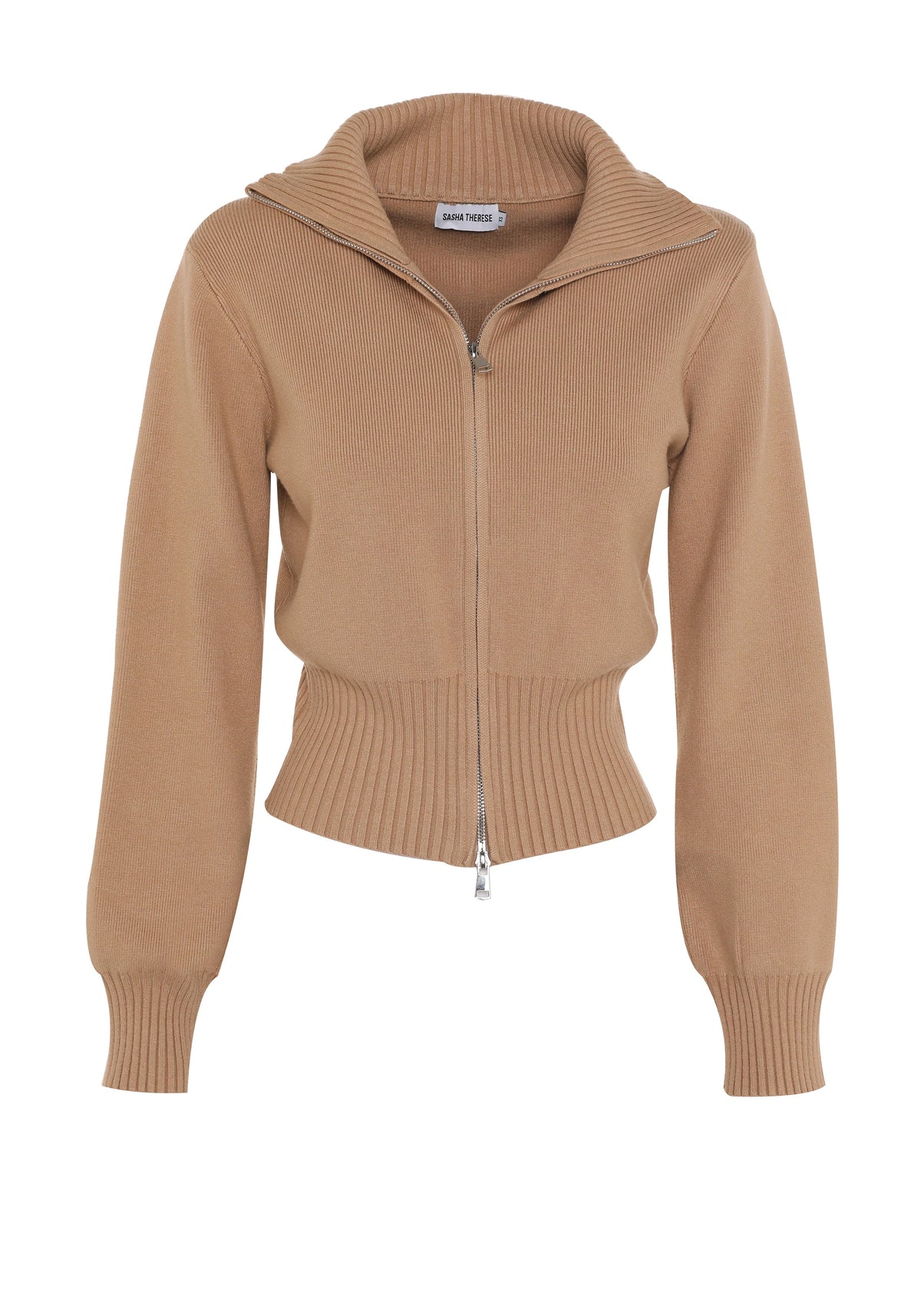 Clarisse Knit Jacket Camel