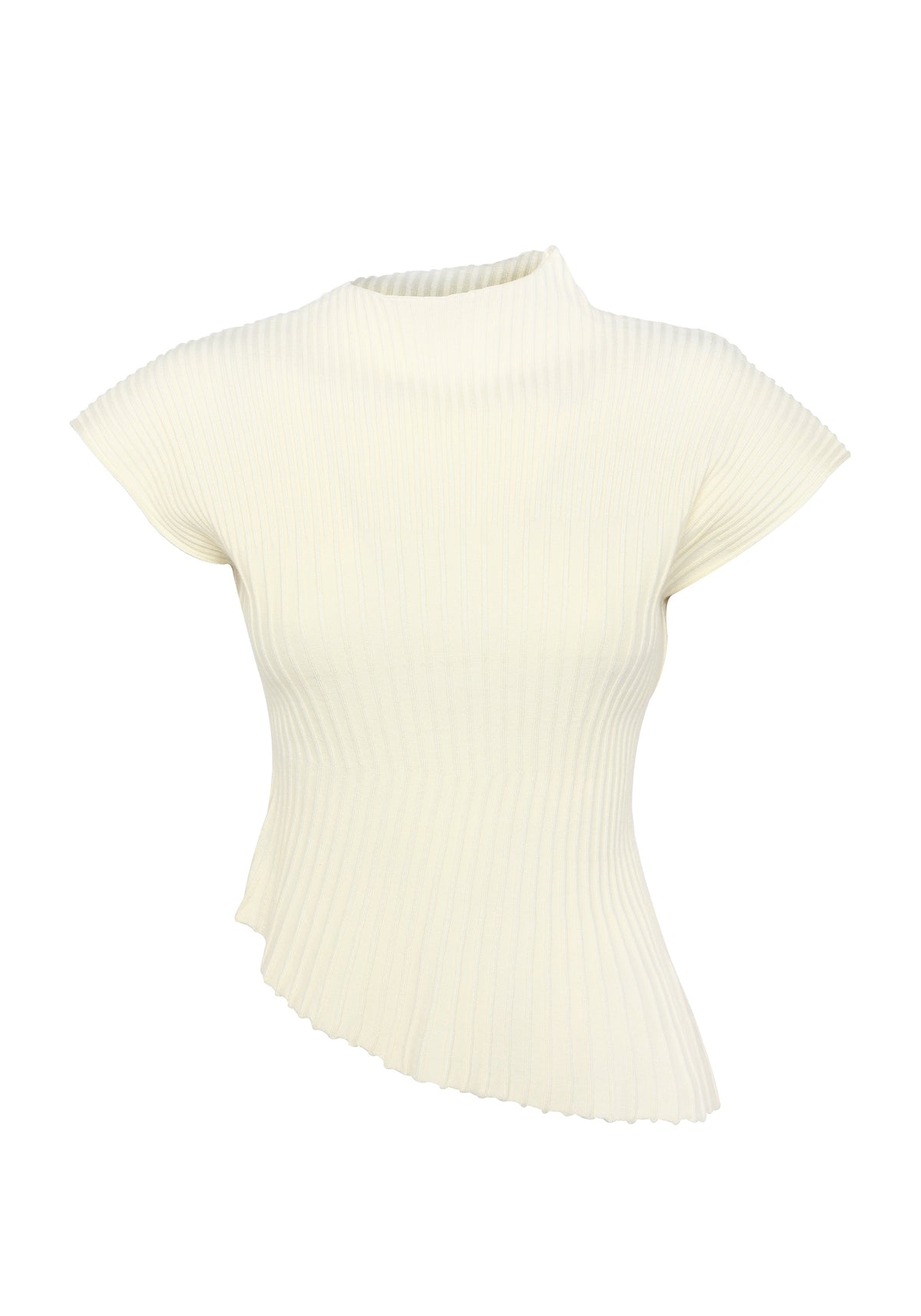June Knit Top White