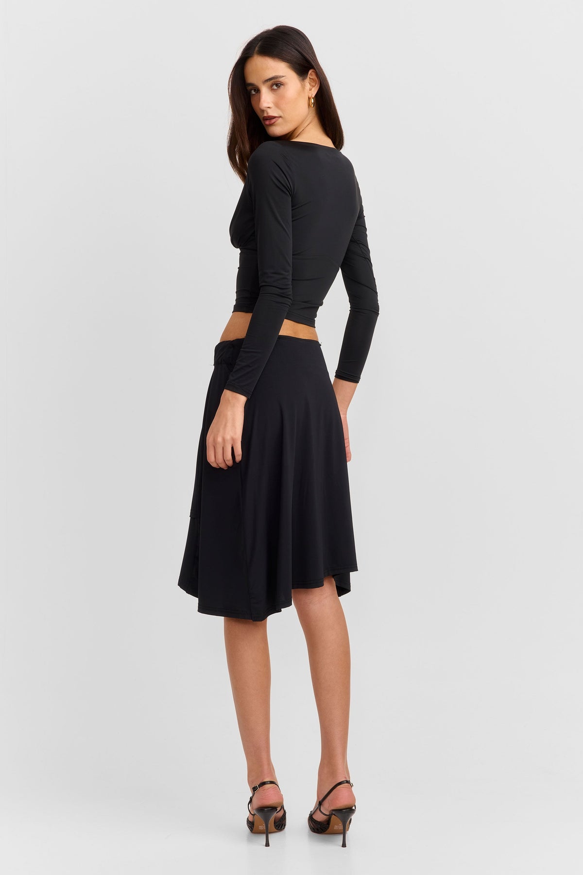 Rosmary Midi Skirt Black