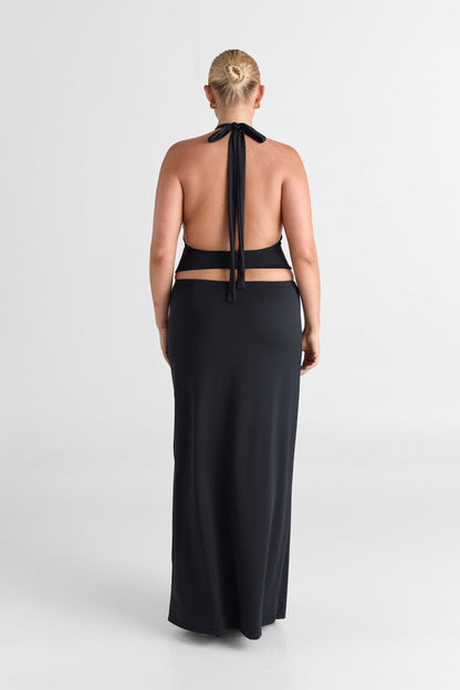 Cleo Maxi Skirt Black