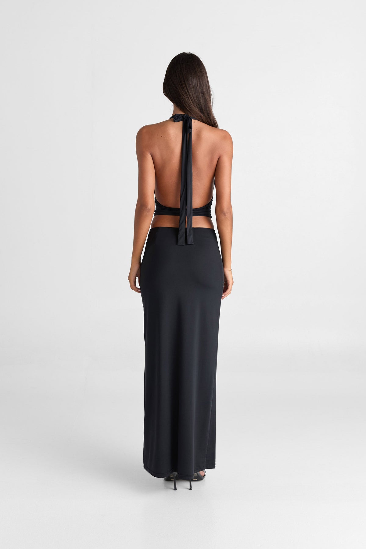 Cleo Maxi Skirt Black