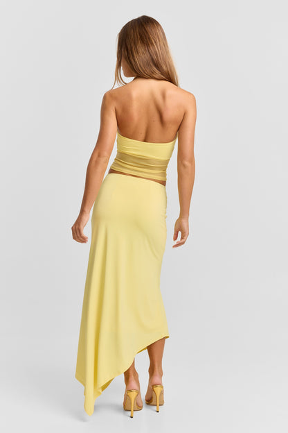 Lyra Maxi Skirt Yellow