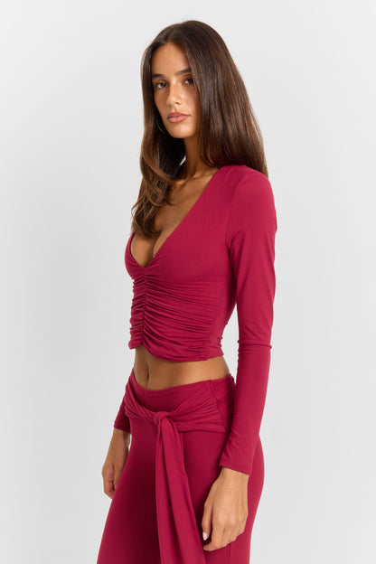 Elvira Top Red