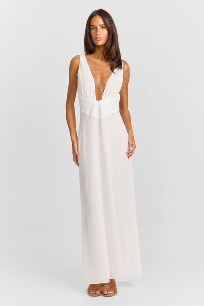 Juno Maxi Dress White