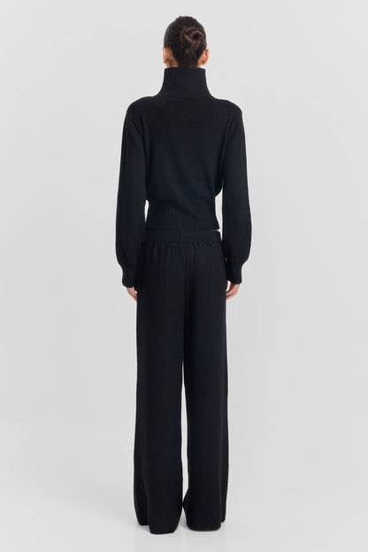 Clarisse Knit Pant Black