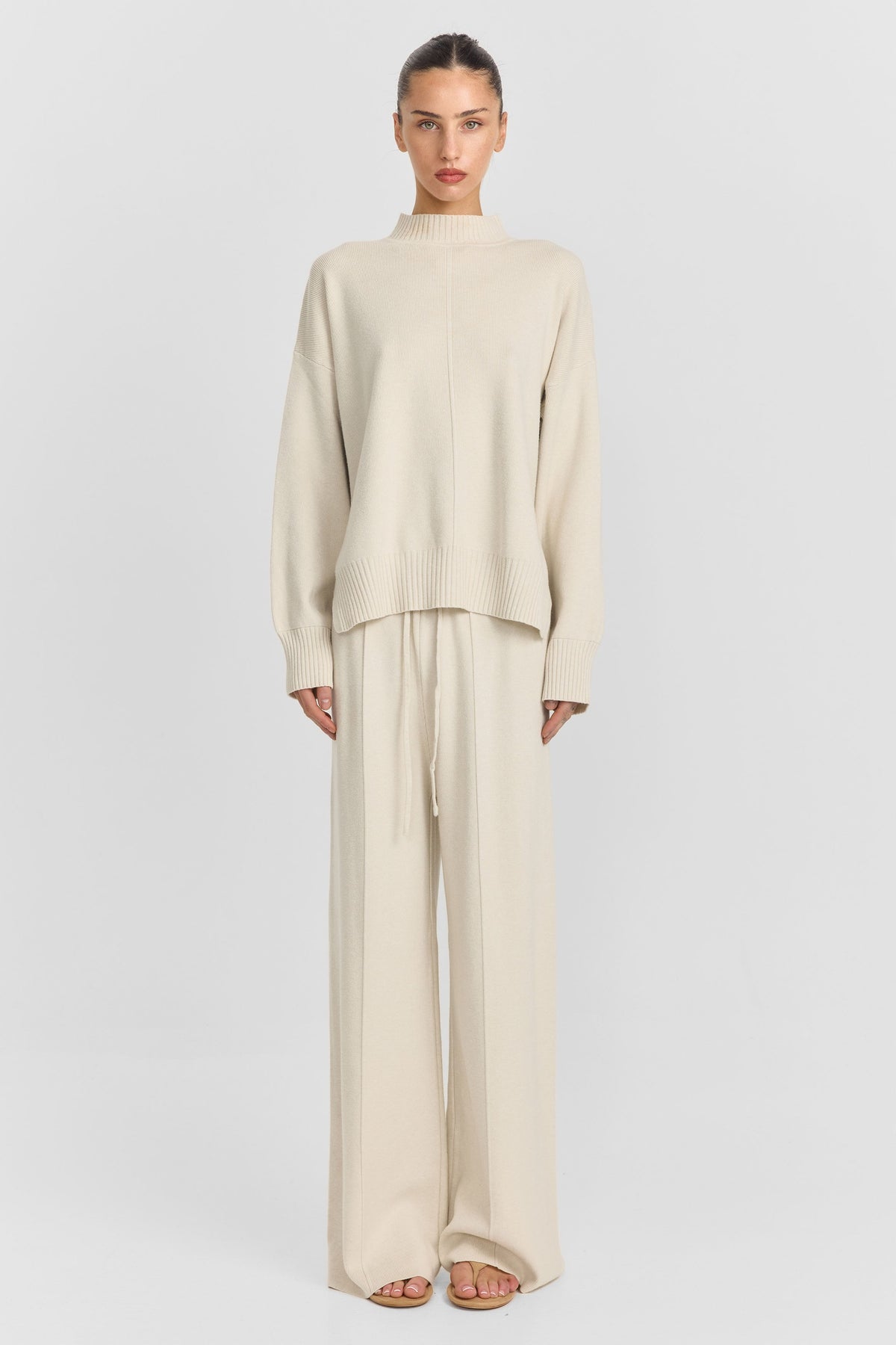 Maxine Knit Pant Cream
