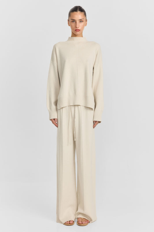 Maxine Knit Pant Cream