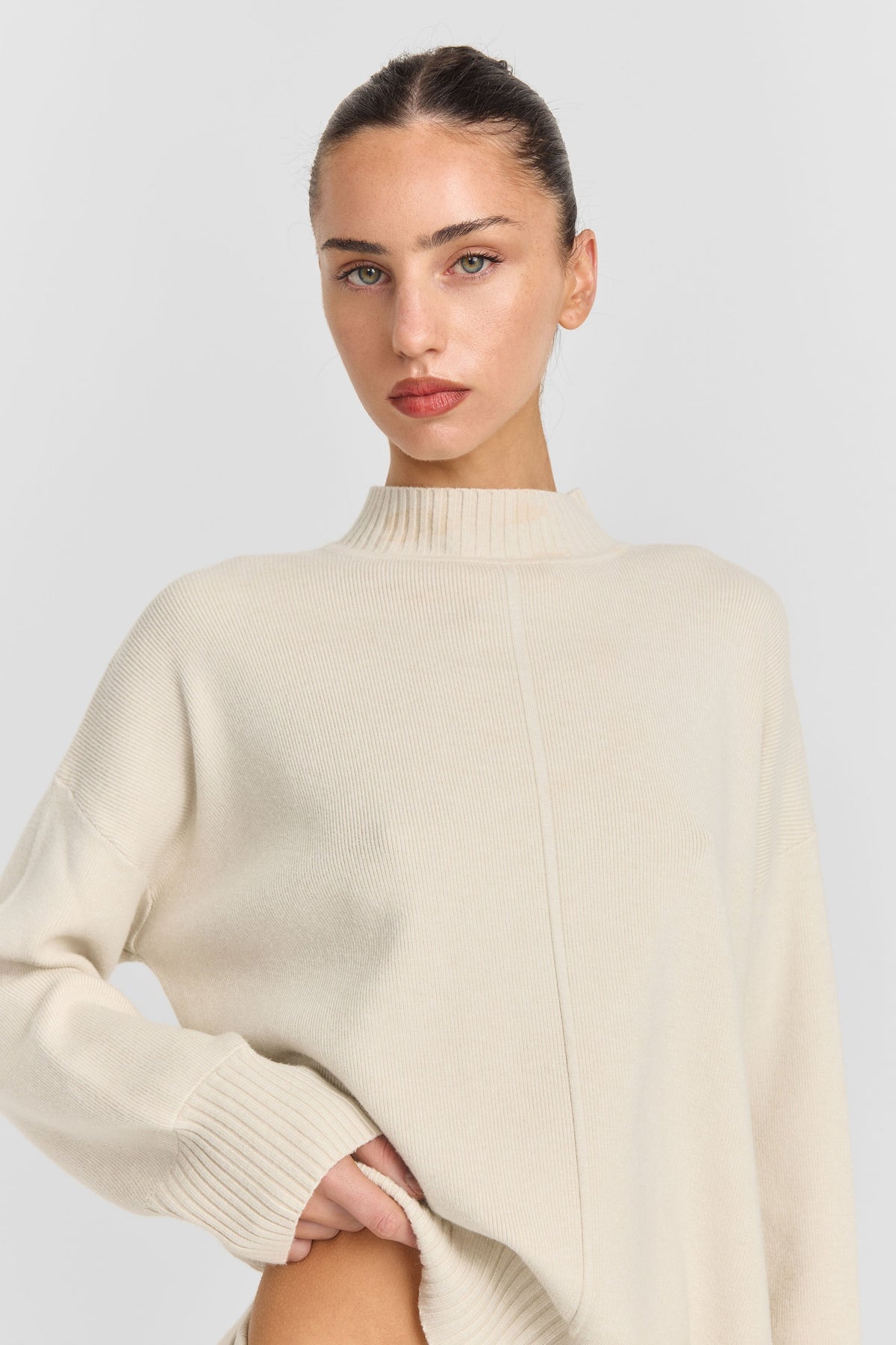 Maxine Knit Top Cream