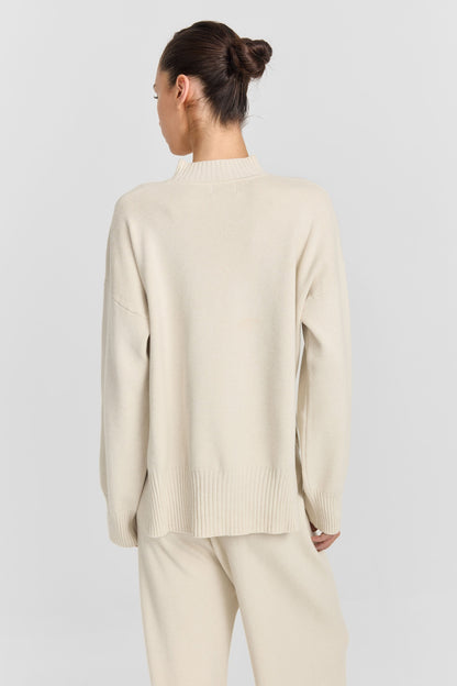Maxine Knit Top Cream