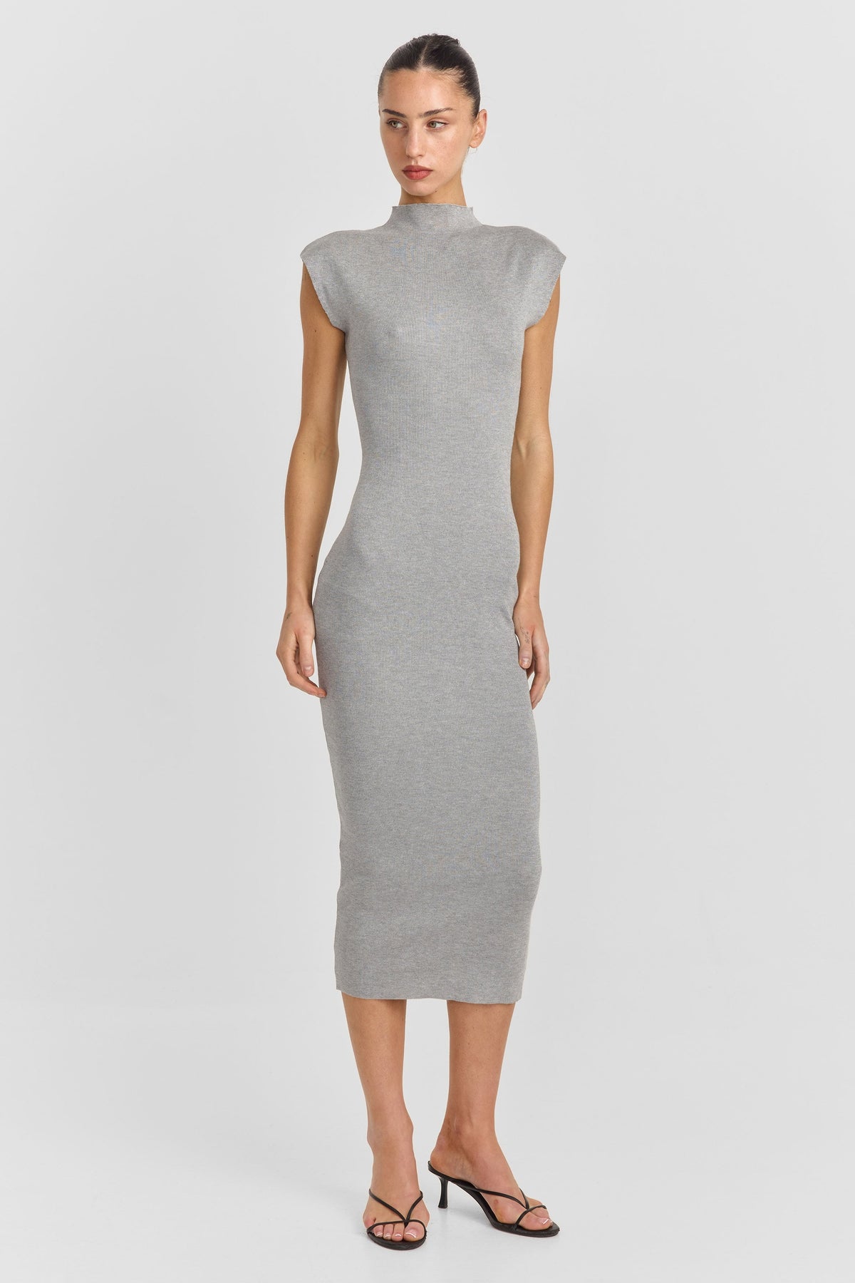 Suzette Midi Dress Grey