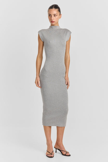 Suzette Midi Dress Grey