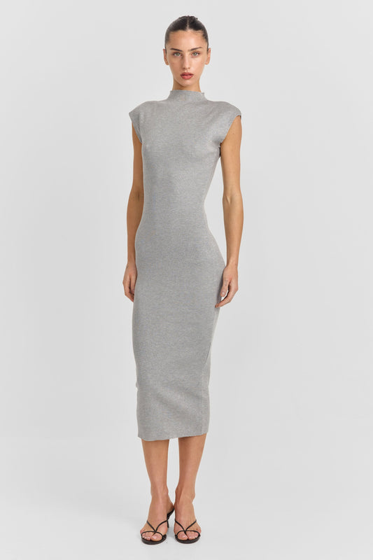 Suzette Midi Dress Grey