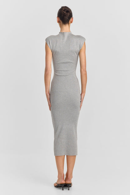 Suzette Midi Dress Grey