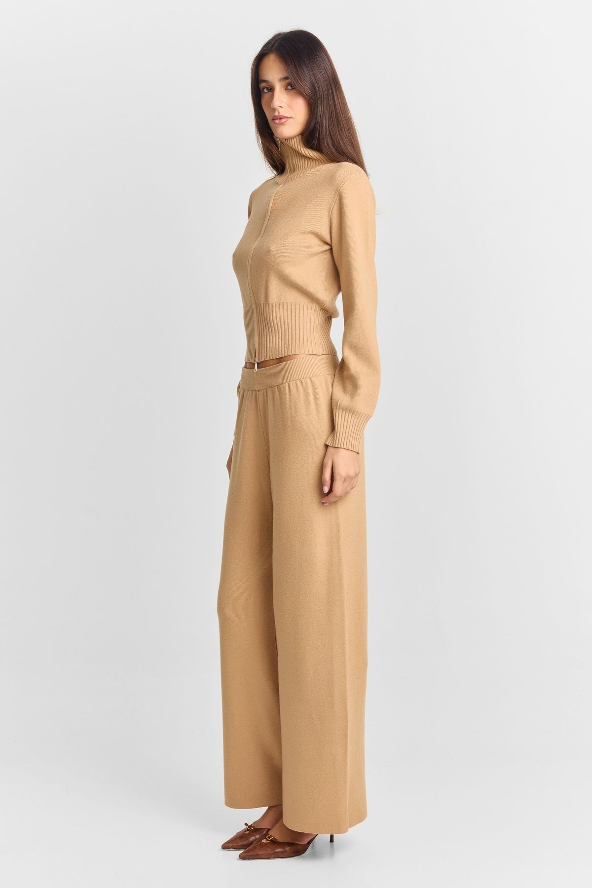 Clarisse Knit Pant Camel