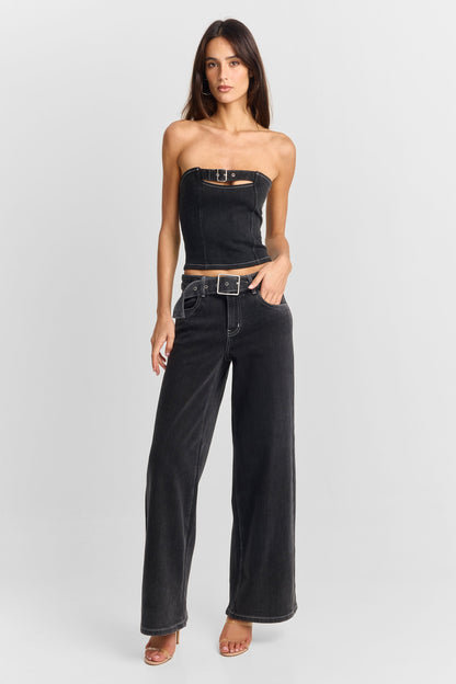Ebony Bustier Black