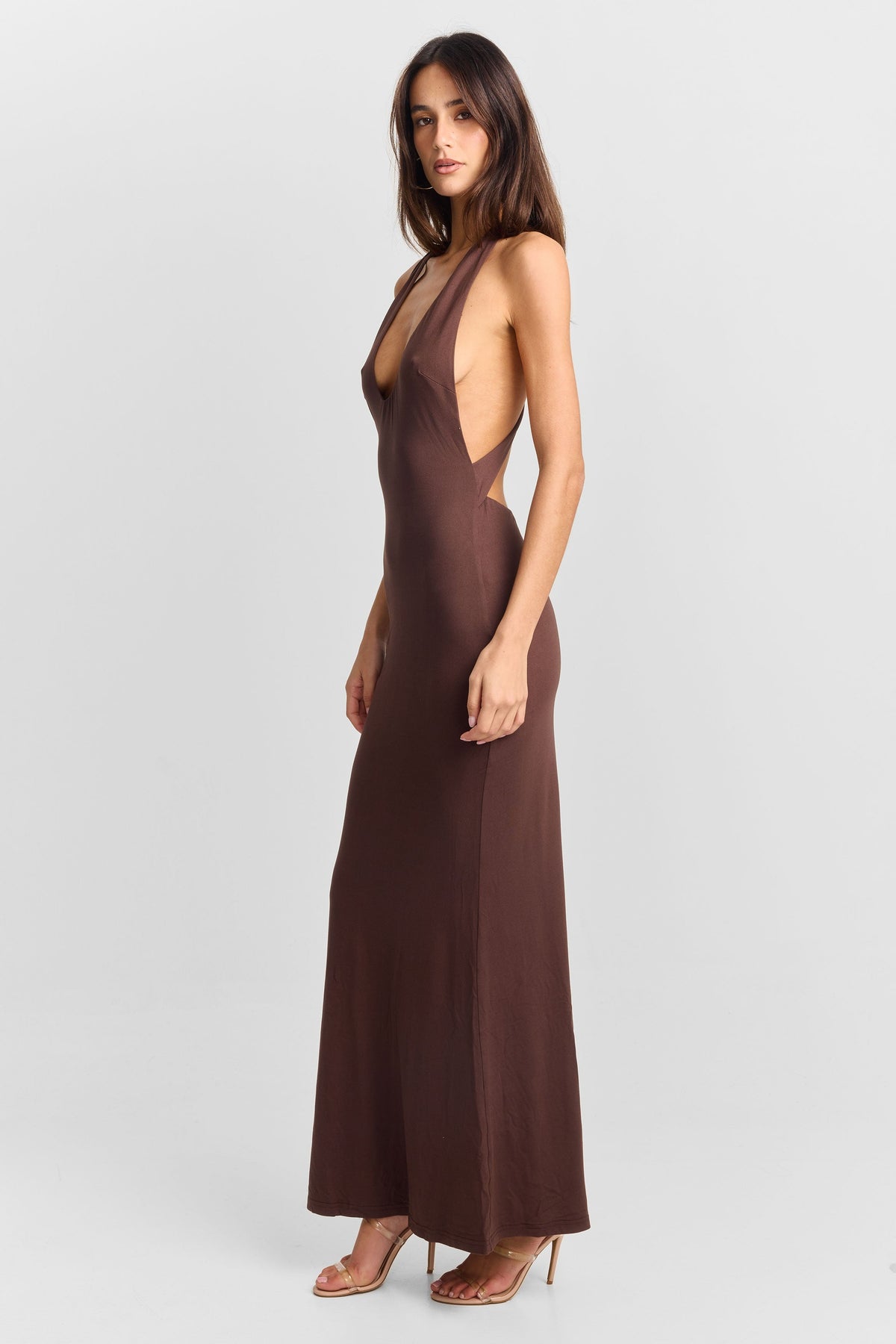 Julia Maxi Dress Brown