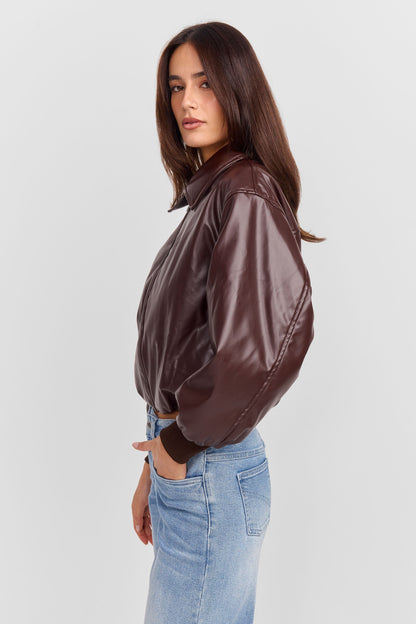 Estella Bomber Jacket Brown
