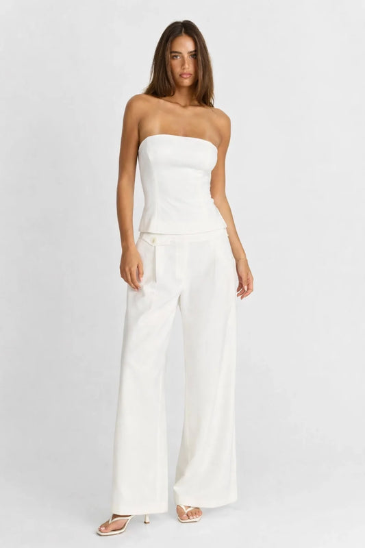 Astra Pant White
