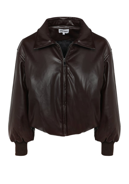 Estella Bomber Jacket Brown