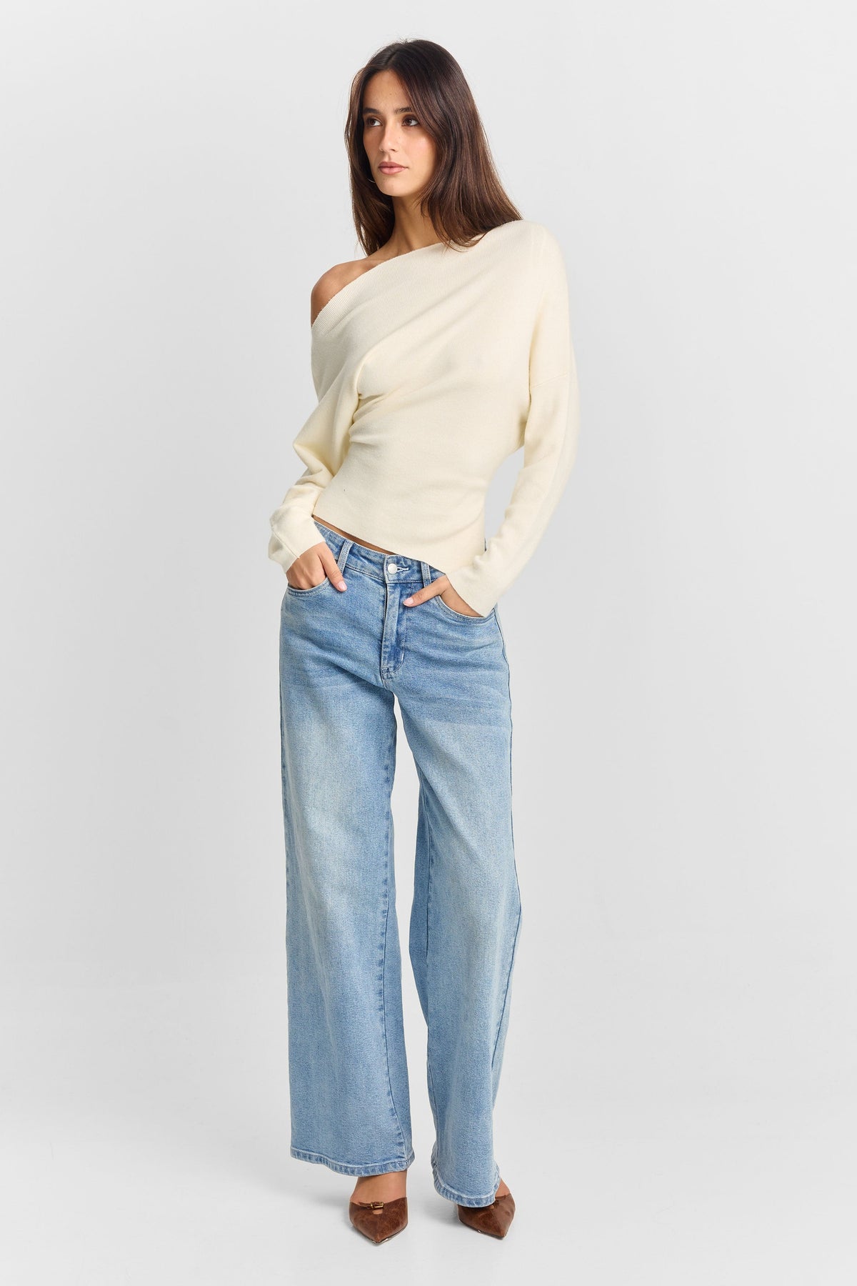 Winifred Knit Top White