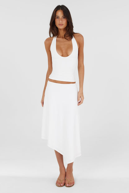 Claudine Top White