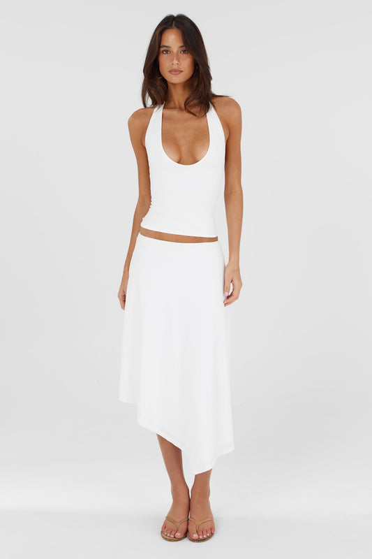 Claudine Top White