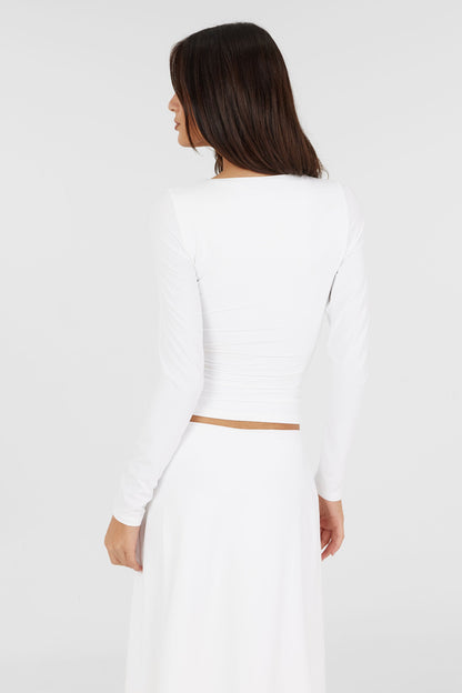 Eveline Top White