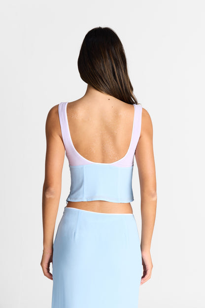 Daphne Tank Lilac/ Blue