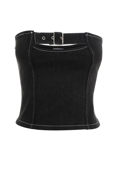 Ebony Bustier Black