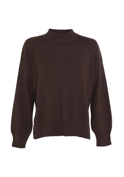 Maxine Knit Top Brown