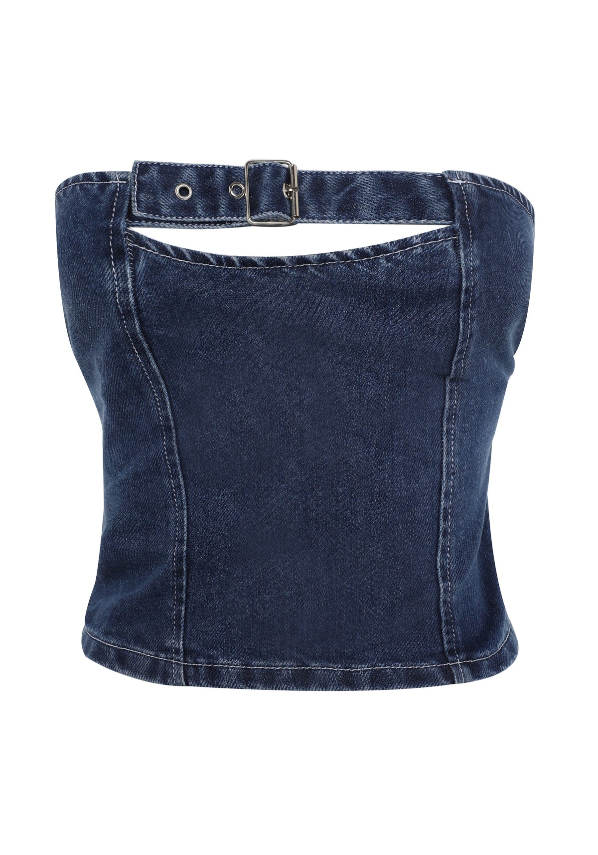 Ebony Bustier Mid Blue