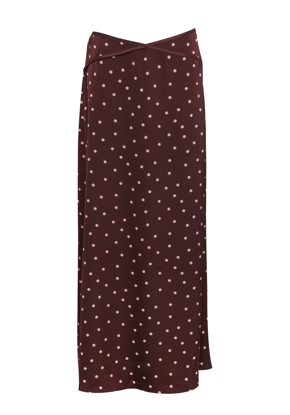Cici Maxi Skirt Pink Polkadot