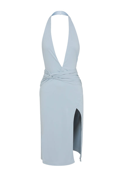 Camille Midi Dress Blue