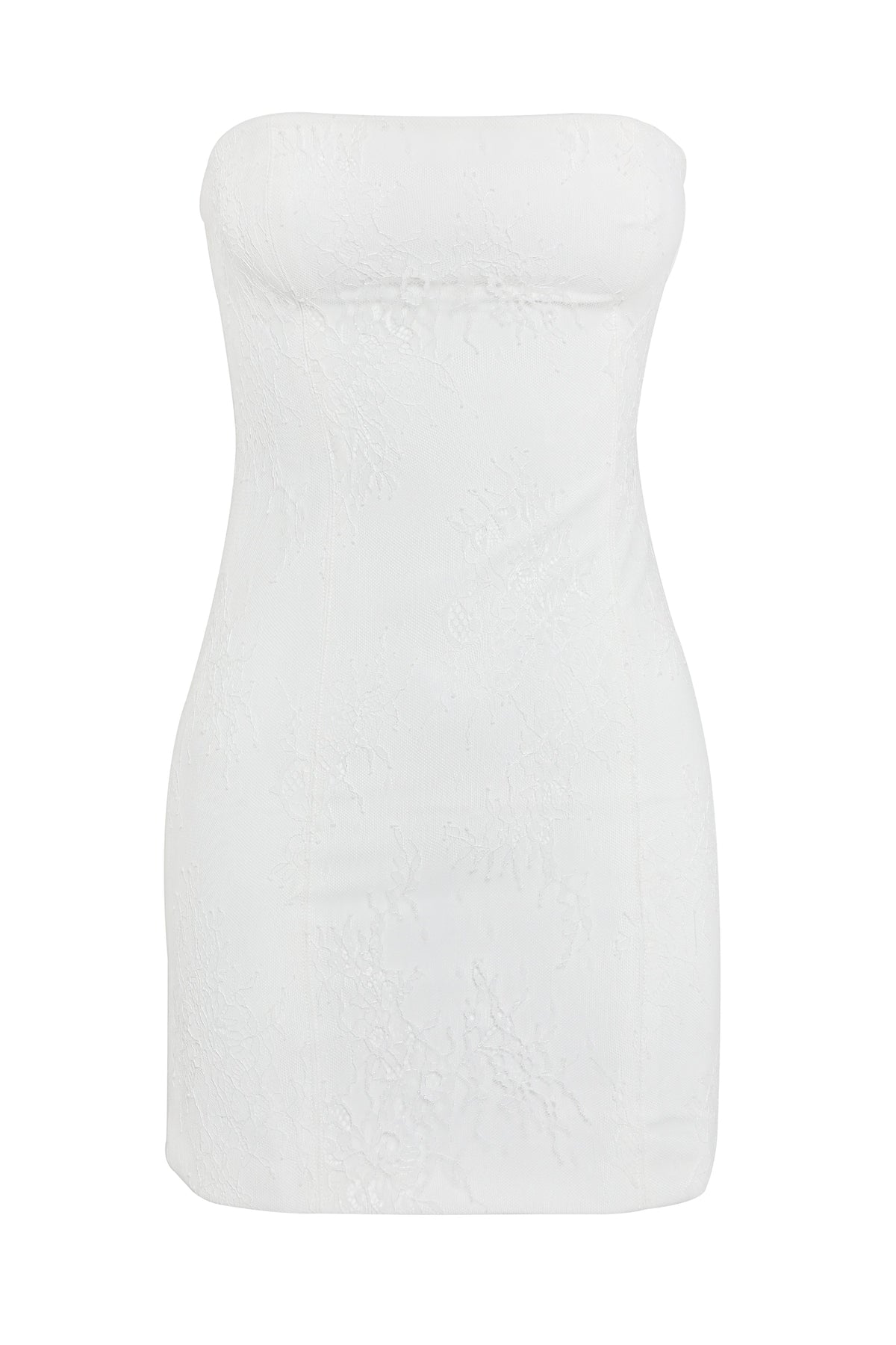 Fleur Mini Dress White
